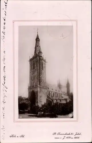 Ak Köln Rhein, Blick auf die St Severinskirche, XI Jh.