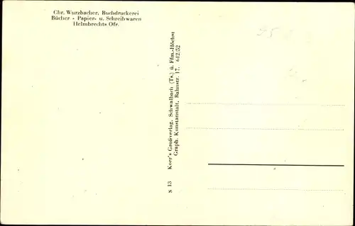 Ak Helmbrechts in Oberfranken, Altenheim am Kirchberg, Außenansicht