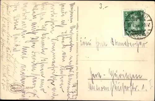 Ak Ostseebad Göhren auf Rügen, Totalansicht