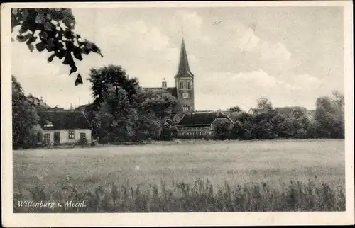 Ak Wittenburg in Mecklenburg, Blick auf die Kirche