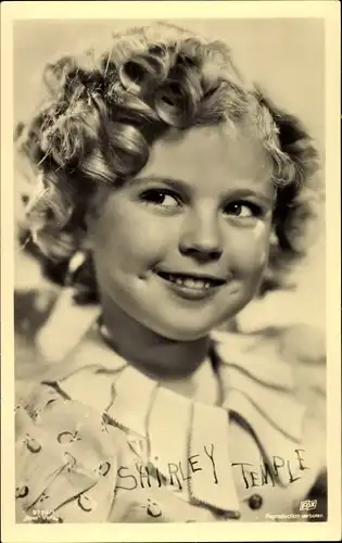 Ak Schauspielerin Shirley Temple, Portrait