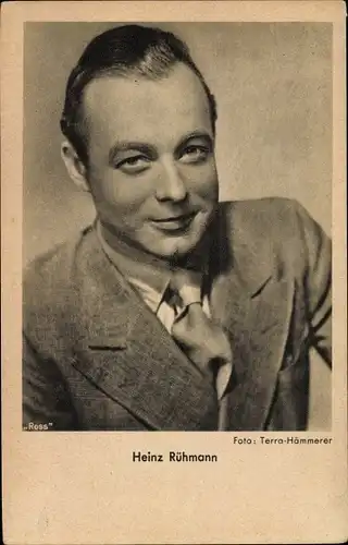 Ak Schauspieler Heinz Rühmann, Portrait
