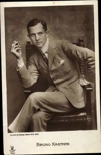 Ak Schauspieler Bruno Kastner, Ein kluges Herz