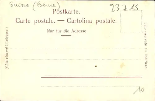 Ak Brünig Obwalden Schweiz, Bahnhof, Restaurant