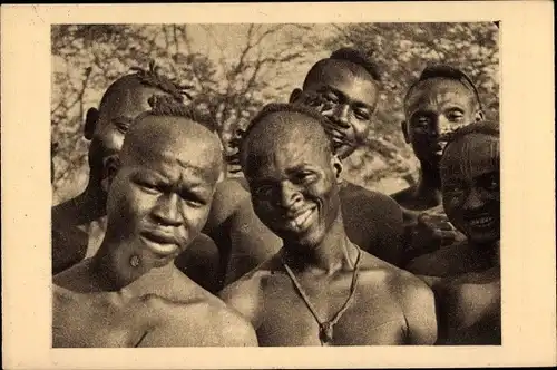 Ak Tchad Tschad, Afrique Equatoriale Francaise, Types de Sara de Fort Archambault