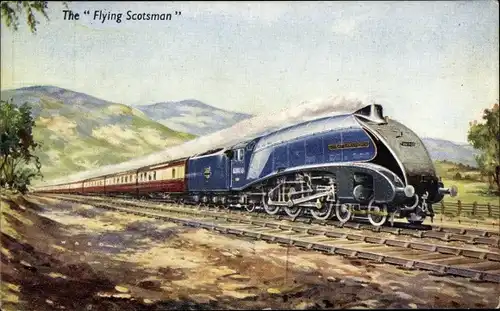 Ak The Flying Scotsman, Britische Eisenbahn