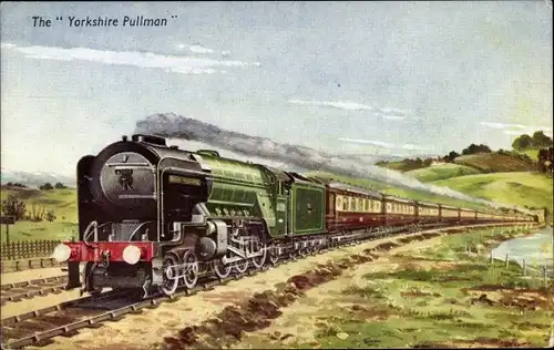 Ak The Yorkshire Pullmann, Britische Eisenbahn