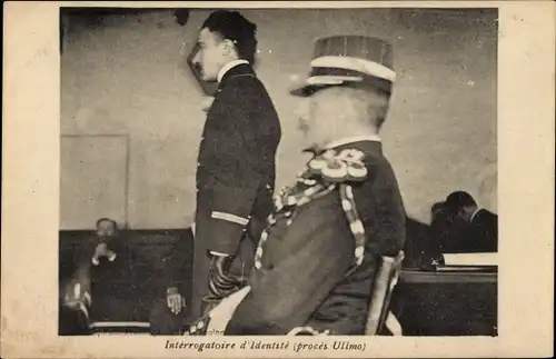 Ak Interrogatoire d'Identite, Proces Ulimo, Dreyfus Affäre
