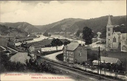 Ak Anseremme Dinant Wallonien Namur, Panorama