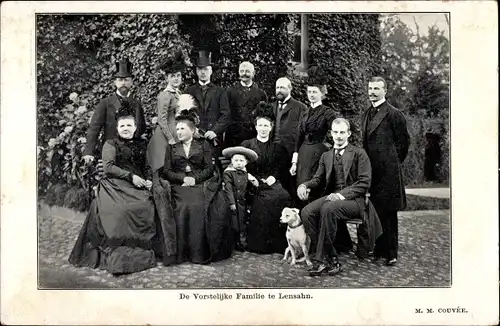Ak Königin Wilhelmina der Niederlande, Prinz Heinrich, De Vorstelijke Familie te Lensahn