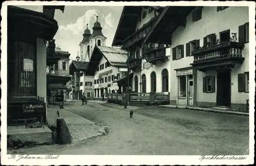 Ak Sankt Johann in Tirol, Speckbacherstraße