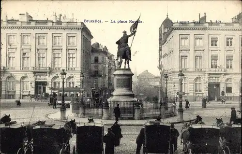 Ak Bruxelles Brüssel, La place Royale