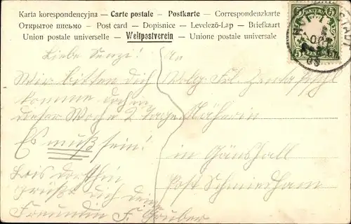 Ak Bergziegen, Berglandschaft