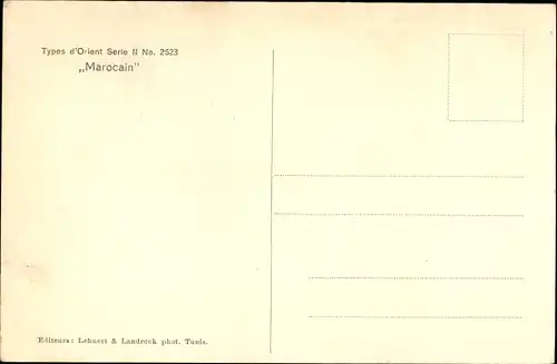 Ak Marokko, Mann in Gewand, Soldat, Gewehr, Blume, Tasche