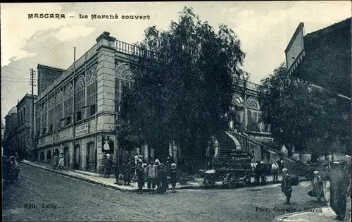 Ak Mascara Algerien, le Marche couvert