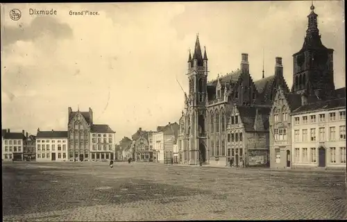 Ak Diksmuide Dixmude Westflandern, Grand'Place