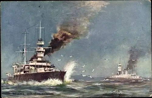 Ak Kriegsschiff Frankreich, Le Bouvines