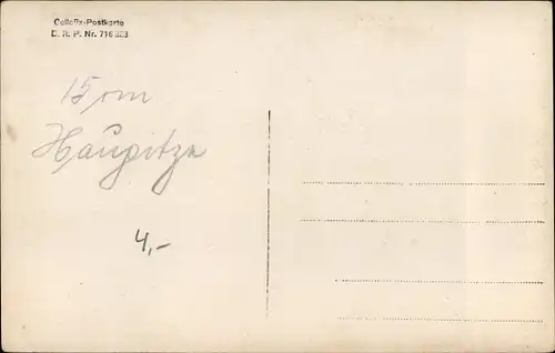 Foto Ak 15 cm Haubitze, Geschütz, Kanone, I. WK