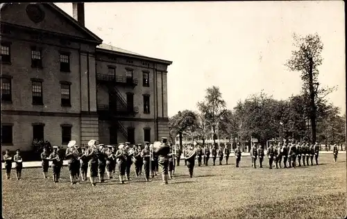 Foto Ak Columbus Ohio, Amerikanisches Militär-Orchester, Musikinstrumente
