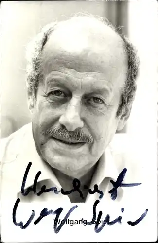 Ak Schauspieler Wolfgang Spier, Autogramm, Portrait