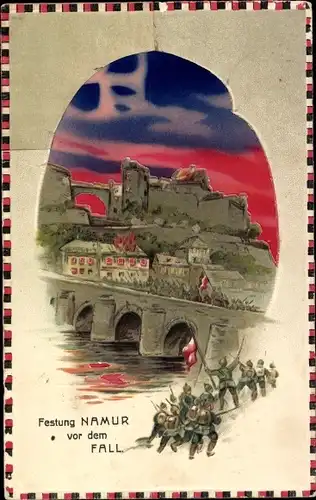 Ak Namur Wallonien, Festung Namur vor dem Fall