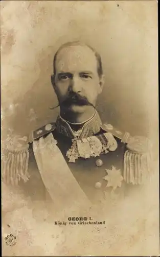 Ak Georg I., König von Griechenland