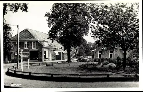 Ak Borger Drenthe Niederlande, Ortspartie