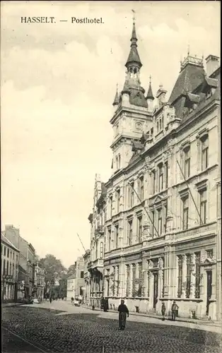 Ak Hasselt Flandern Limburg, Posthotel