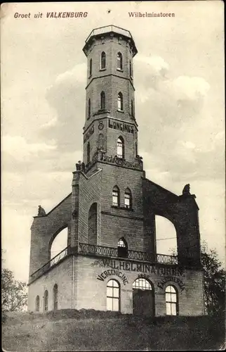 Ak Valkenburg Limburg Niederlande, Wilhelminatoren, Turm