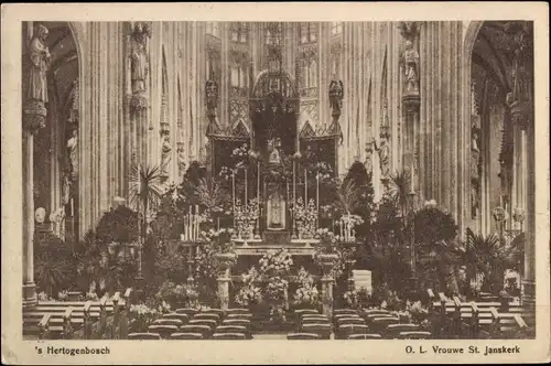 Ak 's Hertogenbosch Nordbrabant Niederlande, O.L. Vrouwe St. Janskerk