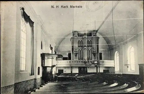 Ak Markelo Overijssel, N.H. Kerk