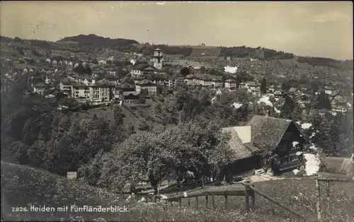 Ak Heiden Kanton Appenzell Außerrhoden, Fünfländerblick