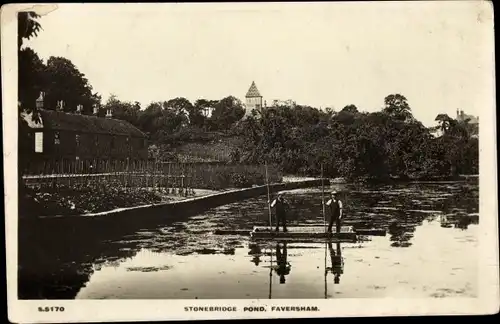 Ak Faversham Swale Kent England, Stonebridge Pond