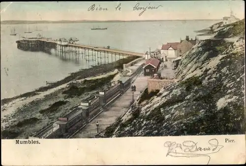 Ak Mumbles Wales, Pier