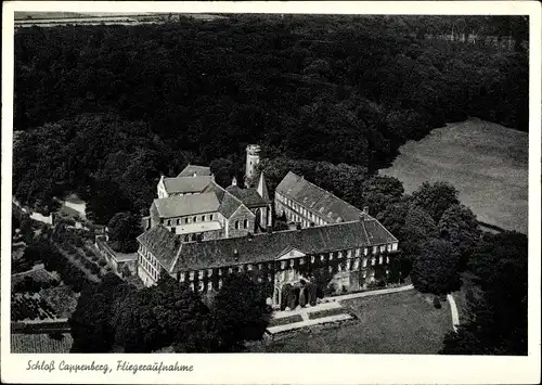 Ak Cappenberg Selm im Münsterland, Schloss Cappenberg, Fliegeraufnahme