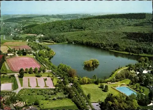 Ak Iserlohn im Märkischen Kreis, Panorama, Seilersee, Freibad, Sportplatz