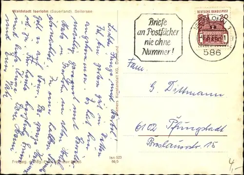 Ak Iserlohn im Märkischen Kreis, Panorama, Seilersee, Freibad, Sportplatz