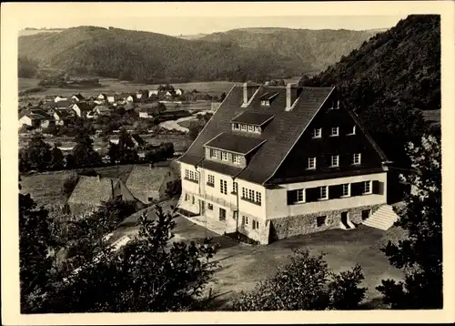 Ak Gemünd Schleiden in der Eifel, Jugendherberge, Außenansicht