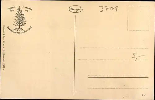 Ak Elend Oberharz am Brocken, Partie an der Bode, Brücke