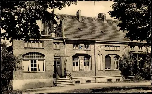 Ak Messdorf Meßdorf Bismark in der Altmark, Gasthof Weidmannsheil, Außenansicht