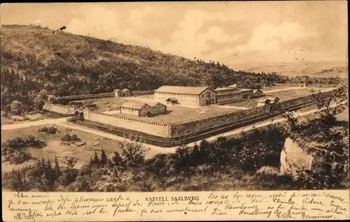 Ak Bad Homburg vor der Höhe Hessen, Römerkastell Kastell Saalburg