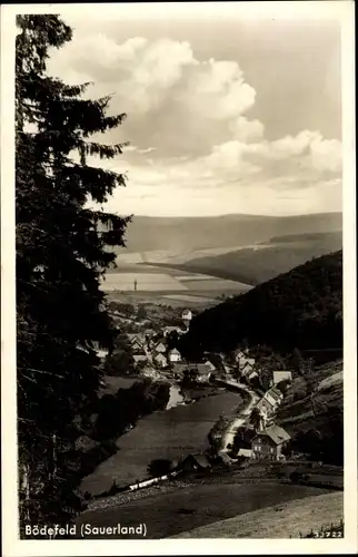 Ak Bödefeld Schmallenberg im Sauerland, Panorama