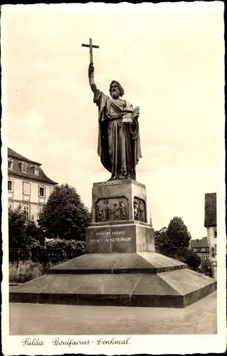 Ak Fulda in Hessen, Bonifacius-Denkmal