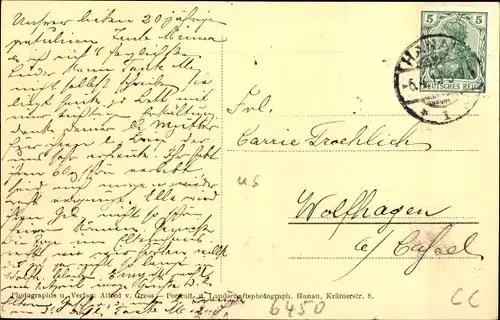 Ak Hanau am Main, Am Altstädter Rathaus, Außenansicht