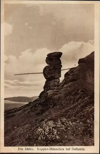 Ak Dalherda Gersfeld in der Rhön Hessen, Kuppen-Männchen