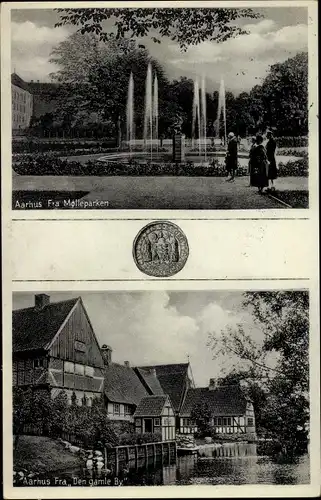 Ak Århus Aarhus Dänemark, den Gamle By, Mølleparken