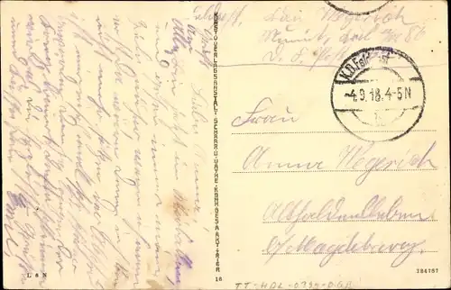 Ak Tschernyschewskoje Eydtkuhnen Ostpreußen, Reichspostamt