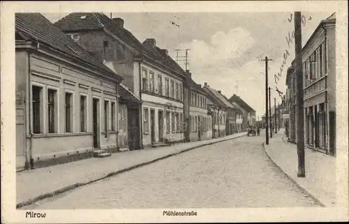 Ak Mirow Mecklenburgische Seenplatte, Mühlenstraße