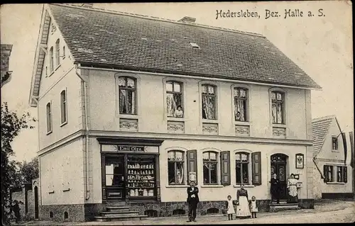 Ak Hedersleben im Vorharz, Handlung Emil Olze