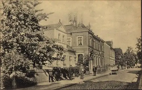 Ak Herrnhut in der Oberlausitz Sachsen, Kaiserl. Postamt